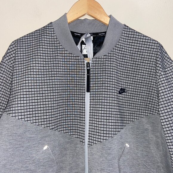 Nike Sportswear Tech Pack Full-Zip Bomber Jacket DM5501-011 Mens Size L $225 NEW - Picture 3 of 9